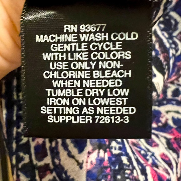 Liz Claiborne Sheer Colorful Tank Top Blouse - Picture 6 of 7